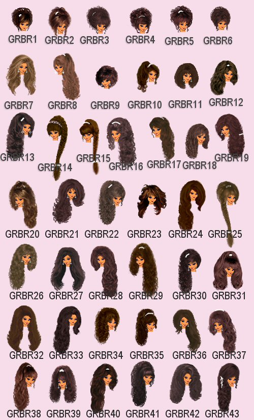 brunette heads