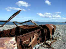 Beached Camaro