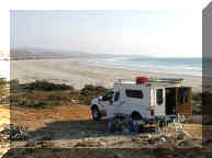 north of Punta Cono, Pacific coast