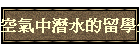 空氣中潛水的留學生活