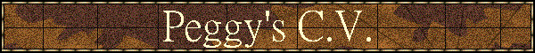 Peggy's C.V.