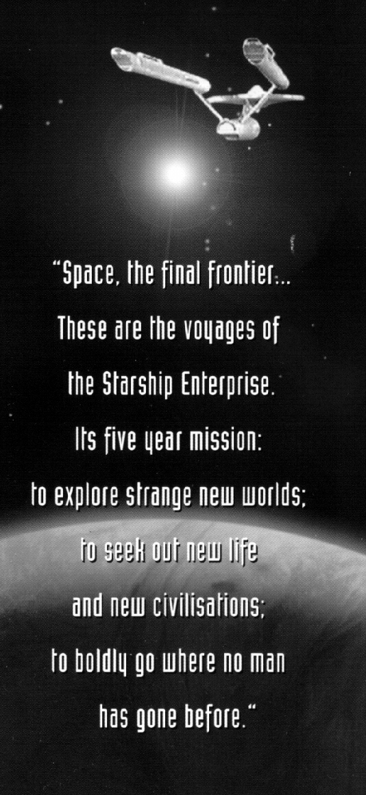 Space, the final frontier