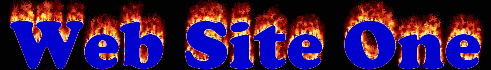 Flaming Web Site One animated GIF.