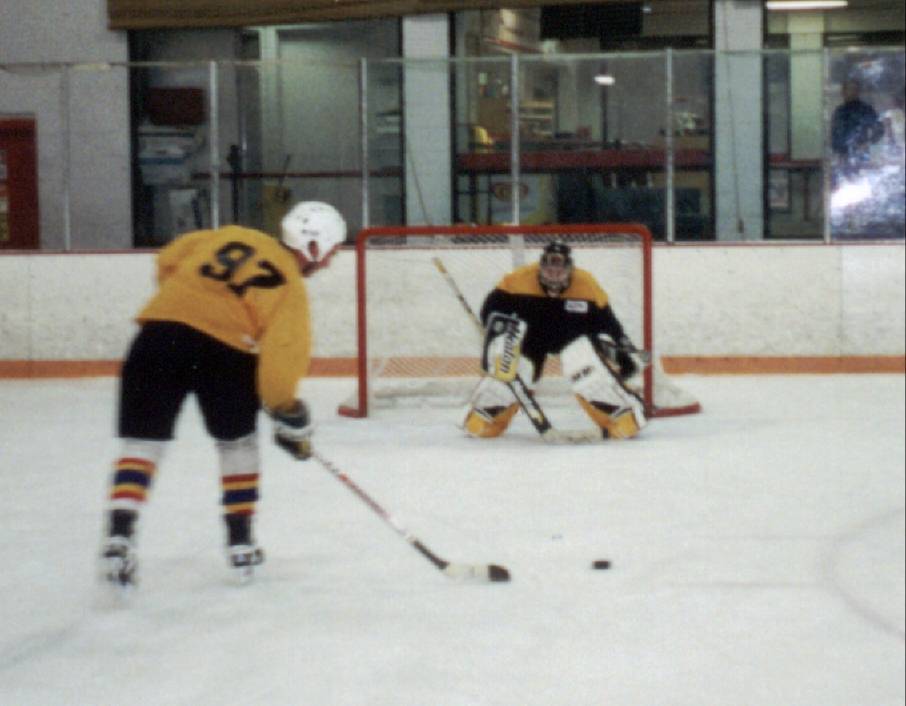 Settin' up for the wrister