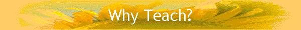 Why Teach?