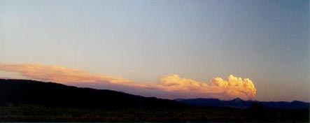 sunset at Snake Valley