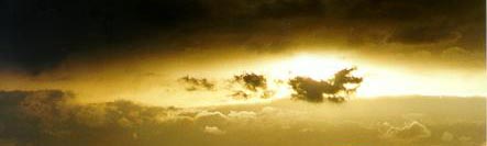 yellow and grey clouds