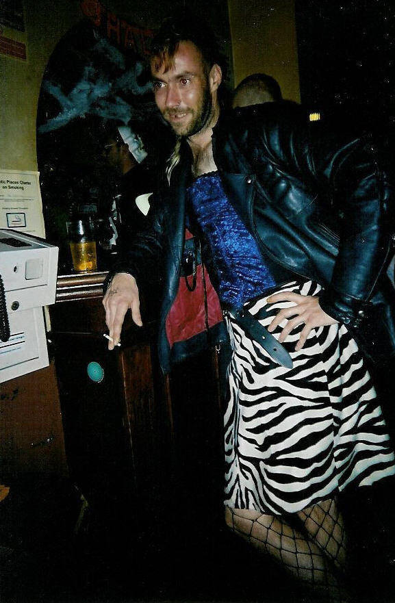 A tranny in Derby on Halloween nite