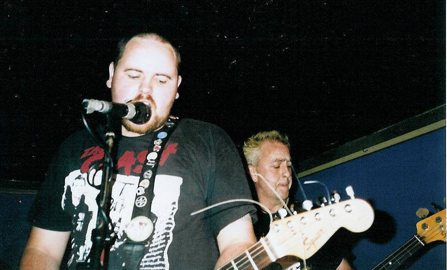 Rich Lard + Ardcore Andy at the last Dogshit Sandwich gig 