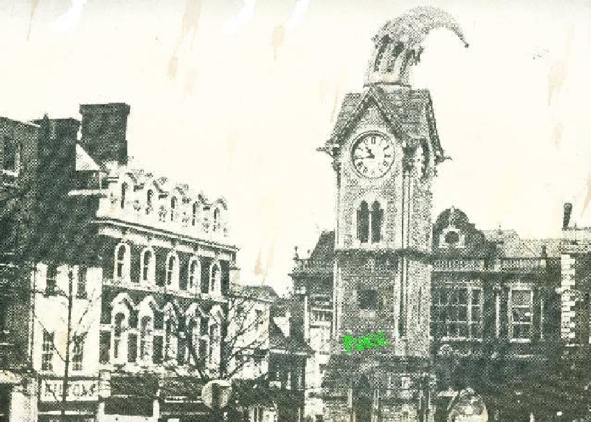 Cover of the 1978 punk comp LP 'Aylesbury Goes Flaccid'