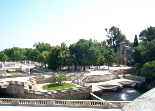 The Roman Gardens in Nimes