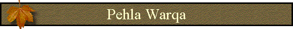 Pehla Warqa