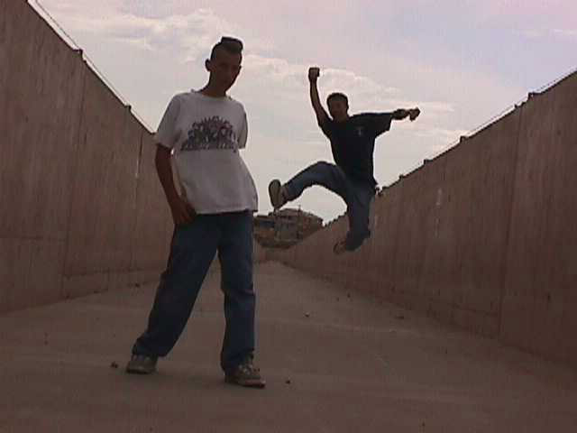 Josh just keeps trying to fly......but he can't!