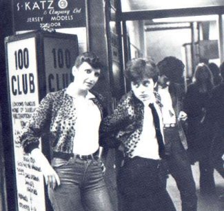 Michelle & Bruno outside the 100 Club, London September 20th 1976 - 1988 Book