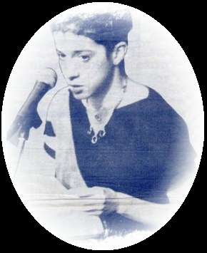 Kathy on stage during one of her performances (DC Collection)