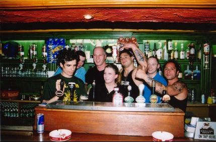 The Undead with the High Stool bar staff