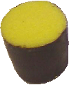 Galliano butter creme dusted with yellow sugar