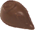 Caramel and white choc in a milk choc mould