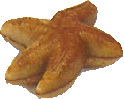 Traditional Belgian star fish wfilled with hazelnut praline