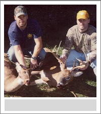 Trey and Chad Graves openning weekend of Muzzleloader