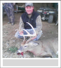 Chip Pendergrass 7 point buck with a 25