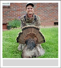 Mike Teal 15lbs. double bearded jake 4in. beard and 2in. beard.