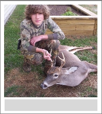 Tyler Bridges with 6 pt. buck.