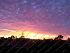 View of a sunset from my house