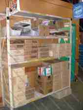 Shelves at work as at 20/05/05 (Est. 2 weeks to full) 