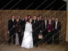 L to R Jared (Fruity Albs), Emily (Em), Tristan (Junko), Ian (Clarke), Scott V (Vick), Leanne (Bride), Mathew (Groom Norms), Vicky, Matthew (Smitty), Scott (Gage), Kristina (Kris), Jake (Me), Judd.