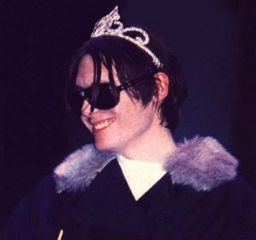 Only he can make a tiara look THIS good...