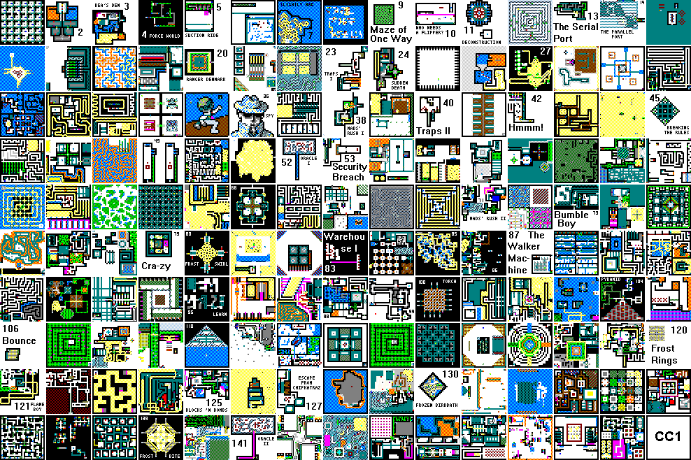 click the map to open the level score page