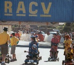 The race is about to begin