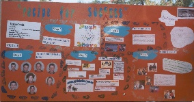 One of our presentation boards