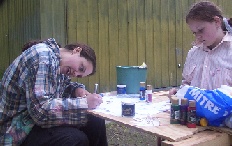 Ladies hard at work