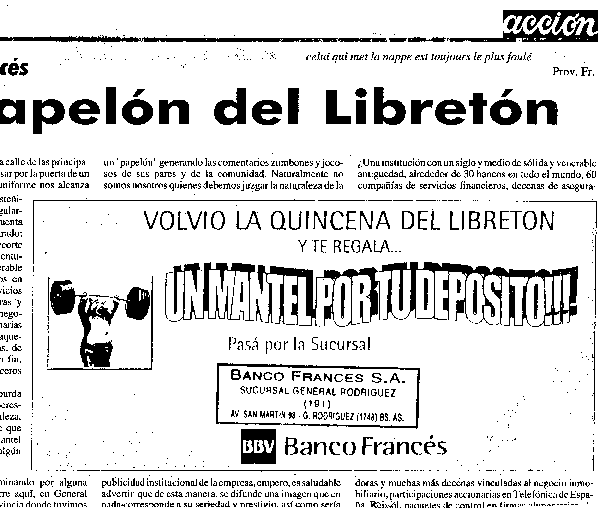 Diario Accion de General Rodriguez, provincia de Buenos Aires, Argentina - Noticias e informacion local, regional, zonal, provincial y nacional - Politica, economia, policiales, actualidad, deportes, cultura, sociedad, instituciones y organismos, salud, agropecuarias, educacion,  enlaces, suplementos especiales, laborales y clasificados, negocios y empresas,Espa&ntilde;a,Jos&eacute; Mar&iacute;a Aznar,Brigada Plus Ultra,Jos&eacute; Luis Rodr&iacute;guez Zapatero,guerra,Iraq,atentados,Madrid,11-M,Atocha,marzo 2004,ETA,Al-Qaeda,terrorismo islamico,USA;EEUU,Estados Unidos,John Kerry,George W. Bush,Ley Extranjer&iacute;a,emigracion,inmigracion,visas,consulados,embajadas,Argentina,Infodiario,www.infodiario.com.ar,general rodriguez,buenos aires,diario accion,nestor carlos kirchner,cristina fernandez,eduardo duhalde,hilda chiche gonzalez,Museos,www.louvre.fr,Leonardo Da Vinci,Gioconda,Mona Lisa,Italia,Francia,France,inventos,Italy,renacimiento,historia,cuadros,links,images,postcards,photos,fotos,imagenes,postales,pictures,historia,arqueologia,descubrimientos,culturales,agenda,infodiario,diario accion,buenos aires,argentina,Diario Accion de General Rodriguez, politica, actualidad, noticias e informacion, personalidades e instituciones, policiales, galerias de fotos; historia de General Rodriguez, sus origenes, edificios, estancias, habitos y costumbres, anecdotas, comercios e industrias, los fundadores, antiguas instituciones, fotos e imagenes; suplementos especiales: la crisis politica, economica y social de la Argentina, los acontecimientos de Diciembre de 2001, articulos y entrevistas; Emigracion: toda la informacion destinada a aquellos que desean emigrar, radicarse o estudiar en el exterior, visas, pasaportes, consejos, guias, informacion util, links; Trueque: novedades e informacion, links, estructura del trueque; el casamiento de Maxima Zorreguieta y el principe Guillermo Alejandro de Holanda; Guerra de Afganistan: galeria de imagenes e informacion sobre la primera guerra del siglo XXI; la guerra de Irak, Bagdad, Georges W. Bush, Saddam Husseim, el atentado a las torres Gemelas de Nueva York, las twin towers, el 11-s, y descripcion del hecho que conmovio al mundo; Empleo: consultoras, clasificados, agencias de empleo, consejos e informacion util, curriculum vitae, como confeccionarlos, noticias de actualidad; 
Los numeros de la crisis: Las consecuencias de la crisis politica, economica y social; estadisticas, pobreza, desnutricion, salud y asistencia; noticias regionales y provinciales, columnas y editoriales; informacion para negocios: pymes, links, empresas y negocios; Agenda Cultural con toda la informacion de cursos, universidades, talleres, escuelas y oportunidades, exposiciones de arte de la region; buscadores en Internet, Enlaces: links a los mejores sitios de educacion, cultura, arte, biografias, politica, interes general, web, Links del Diario Accion: RMS Titanic, su historia, su tragico viaje inaugural; historias, testimonios, documentos y articulos sobre el naufragio; links y sitios sobre el tema; la pelicula de Cameron, fotos e imagenes; suplementos especiales, Historia Argentina y de General Rodriguez, la llegada de la democracia en General Rodriguez, la asuncion de Juan Lumbreras como intendente en 1983, galeria de imagenes, sus palabras y los actos, su gabinete, festejos de la comunidad. Fundacion del pueblo de General Rodriguez, sus instituciones y personalidades relevantes, arquitectura y edificios, comercios e industrias, sus comienzos, estancias, inmigraciones italianas, espa&ntilde;olas, vascas e irlandesas, anecdotas y efemerides, sus hombres ilustres, el Hospital Vicente Lopez y Planes, su fundacion por las Damas de Beneficencia, el hundimiento del crucero General Belgrano, testimonios de ex combatientes y tripulantes, su comandante Hector Elias Bonzo, fotos e imagenes, recuerdos y homenajes, historia de la familia Bonzo de General Rodriguez, entrevistas y articulos periodisticos. La guerra de Malvinas en el Atlantico Sur, el conflicto belico con Gran Breta&ntilde;a de 1982, politicos relevantes, Benjamin Paez y Trueba, fotos antiguas de familias fundadoras, galerias de imagenes de pobladores, recorrida virtual por el antiguo General Rodriguez, el paso de la Infanta en 1910, historia de La Serenisima, la familia Mastellone, La Choza, Bernardo de Irigoyen, peronismo y radicalismo y muchisimo mas,Diario Accion de General Rodriguez, politica, actualidad, noticias e informacion, personalidades e instituciones, policiales, galerias de fotos; historia de General Rodriguez, sus origenes, edificios, estancias, habitos y costumbres, anecdotas, comercios e industrias, los fundadores, antiguas instituciones, fotos e imagenes; suplementos especiales: la crisis politica, economica y social de la Argentina, los acontecimientos de Diciembre de 2001, articulos y entrevistas; Emigracion: toda la informacion destinada a aquellos que desean emigrar, radicarse o estudiar en el exterior, visas, pasaportes, consejos, guias, informacion util, links; Trueque: novedades e informacion, links, estructura del trueque; el casamiento de Maxima Zorreguieta y el principe Guillermo Alejandro de Holanda; Guerra de Afganistan: galeria de imagenes e informacion sobre la primera guerra del siglo XXI; el atentado a las torres Gemelas de Nueva York y dscripcion del hecho que conmovio al mundo; Empleo: consultoras, clasificados, agencias de empleo, consejos e informacion util, curriculum vitae, como confeccionarlos, noticias de actualidad; 
Los numeros de la crisis: Las consecuencias de la crisis politica, economica y social; estadisticas, pobreza, desnutricion, salud y asistencia; noticias regionales y provinciales, columnas y editoriales; informacion para negocios: pymes, links, empresas y negocios; Agenda Cultural con toda la informacion de cursos, universidades, talleres, escuelas y oportunidades, exposiciones de arte de la region; buscadores en Internet, Enlaces: links a los mejores sitios de educacion, cultura, arte, biografias, politica, interes general, web, Links del Diario Accion: RMS Titanic, su historia, su tragico viaje inaugural; historias, testimonios, documentos y articulos sobre el naufragio; links y sitios sobre el tema; la pelicula de Cameron, fotos e imagenes; suplementos especiales, Historia Argentina y de General Rodriguez, la llegada de la democracia en General Rodriguez, la asuncion de Juan Lumbreras como intendente en 1983, galeria de imagenes, sus palabras y los actos, su gabinete, festejos de la comunidad. Fundacion del pueblo de General Rodriguez, sus instituciones y personalidades relevantes, arquitectura y edificios, comercios e industrias, sus comienzos, estancias, inmigraciones italianas, espa&ntilde;olas, vascas e irlandesas, anecdotas y efemerides, sus hombres ilustres, el Hospital Vicente Lopez y Planes, su fundacion por las Damas de Beneficencia, el hundimiento del crucero General Belgrano, testimonios de ex combatientes y tripulantes, su comandante Hector Elias Bonzo, fotos e imagenes, recuerdos y homenajes, historia de la familia Bonzo de General Rodriguez, entrevistas y articulos periodisticos. La guerra de Malvinas en el Atlantico Sur, el conflicto belico con Gran Breta&ntilde;a de 1982, politicos relevantes, Benjamin Paez y Trueba, fotos antiguas de familias fundadoras, galerias de imagenes de pobladores, recorrida virtual por el antiguo General Rodriguez, el paso de la Infanta en 1910, historia de La Serenisima, la familia Mastellone, La Choza, Bernardo de Irigoyen, peronismo y radicalismo y muchisimo mas