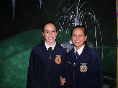 Ashley and Katie at Area Speaking Events