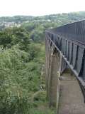 The Aqueduct through the bars of the safety fence