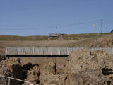 This shows the three modes of transport up the Great Orme ... car, tram and cable car