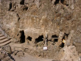 Showing the entrance and exit to the mine