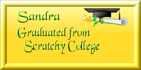 Another award off Robbie for Graduating Scratchy College