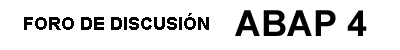 Foro Abap/4