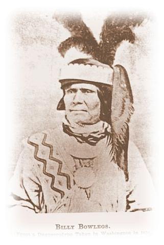 Chief Billy Bowlegs,  Seminole Indian of Florida and Arkansas