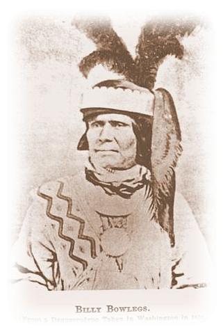 Chief Billy Bowlegs,&nbsp; Seminole Indian of Florida and Arkansas