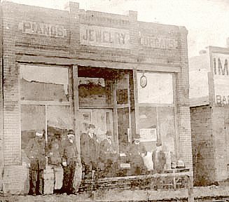 The Bern post office is to the left of the store