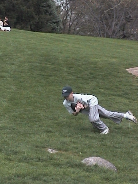 Future wide receiver in action