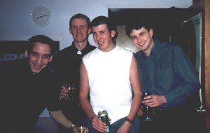 Justin, Me, Gaz and Alex