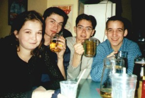 Sarah, Aaron, Rob and Justin