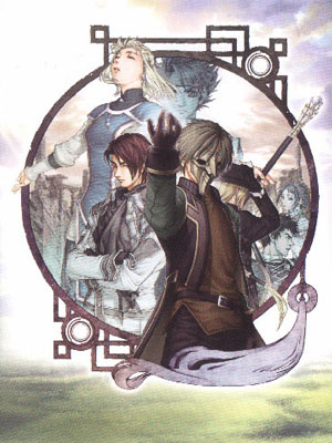 The antagonists of Suikoden III in all their wicked splendor