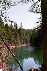 A Peaceful Side Cove of the Reservoir.